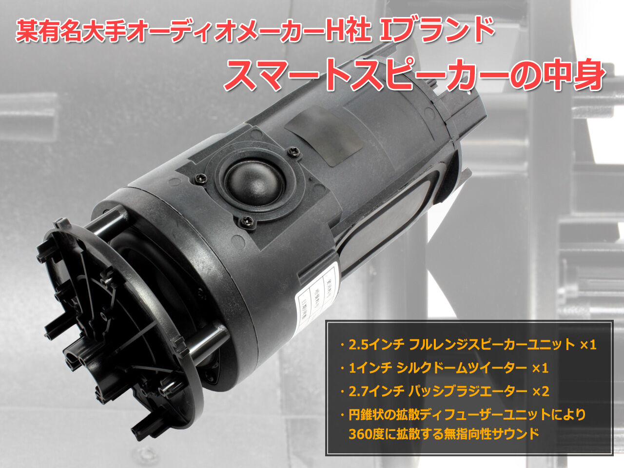 新商品販売開始のご案内「アメリカIブランドのスマートスピーカーの