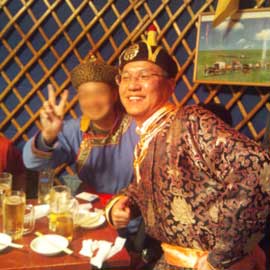 モンゴル衣装♪