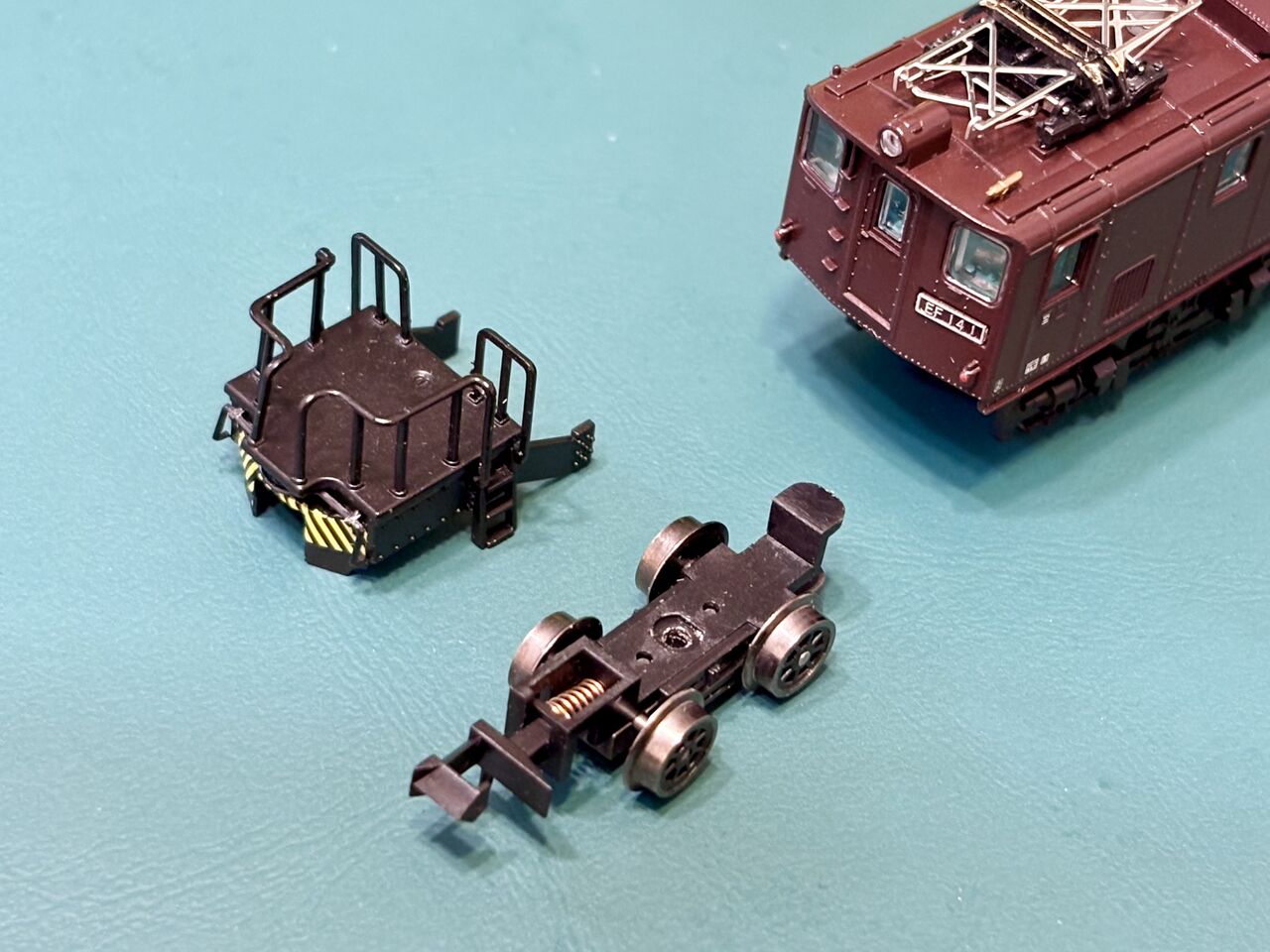 新規入線車両（マイクロエース EF14-1 ゼブラ塗装）。 : エヌゲ道