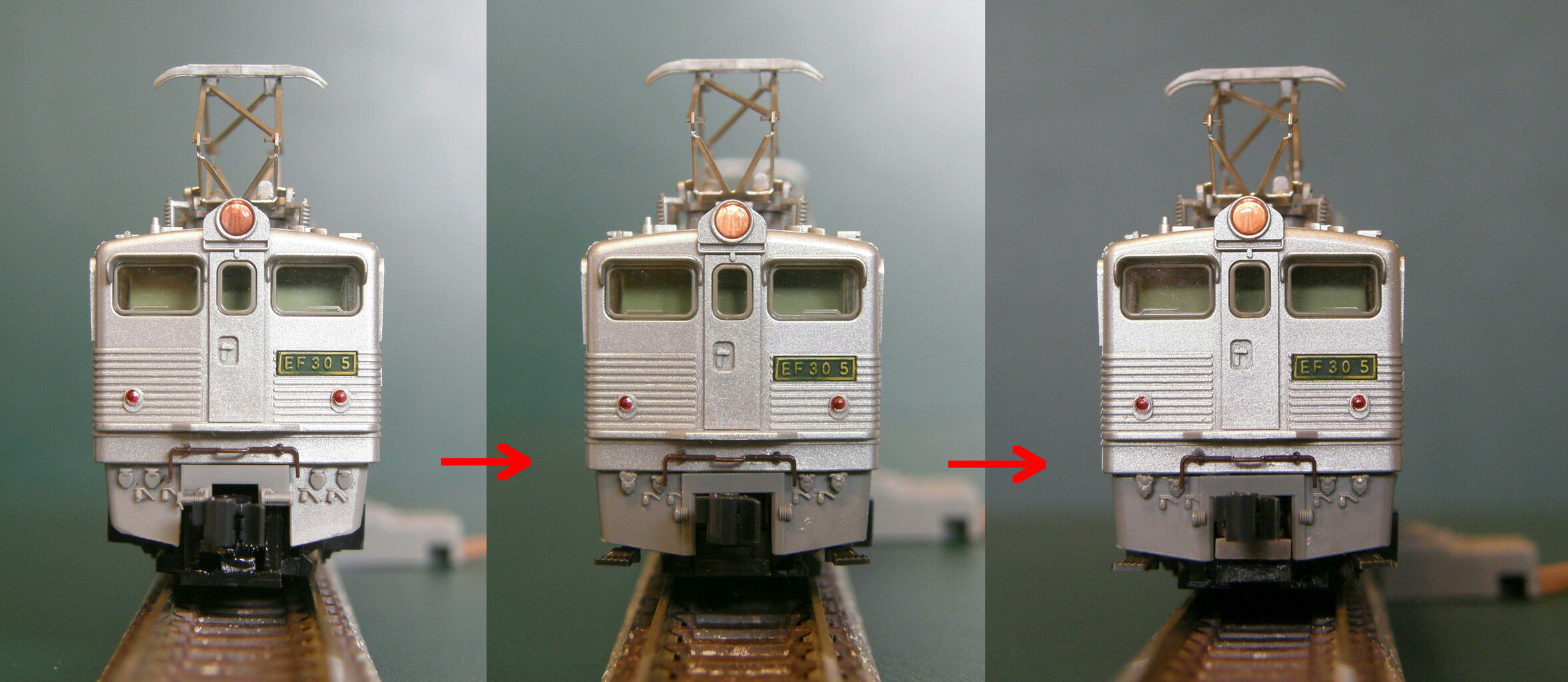 トミックス旧製品「EF30形」のスカート交換・追加工作編 : エヌゲ道