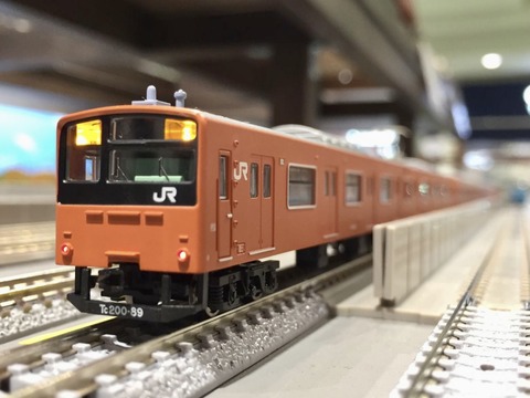マイクロエース「201系 体質改善工事施工車・オレンジ