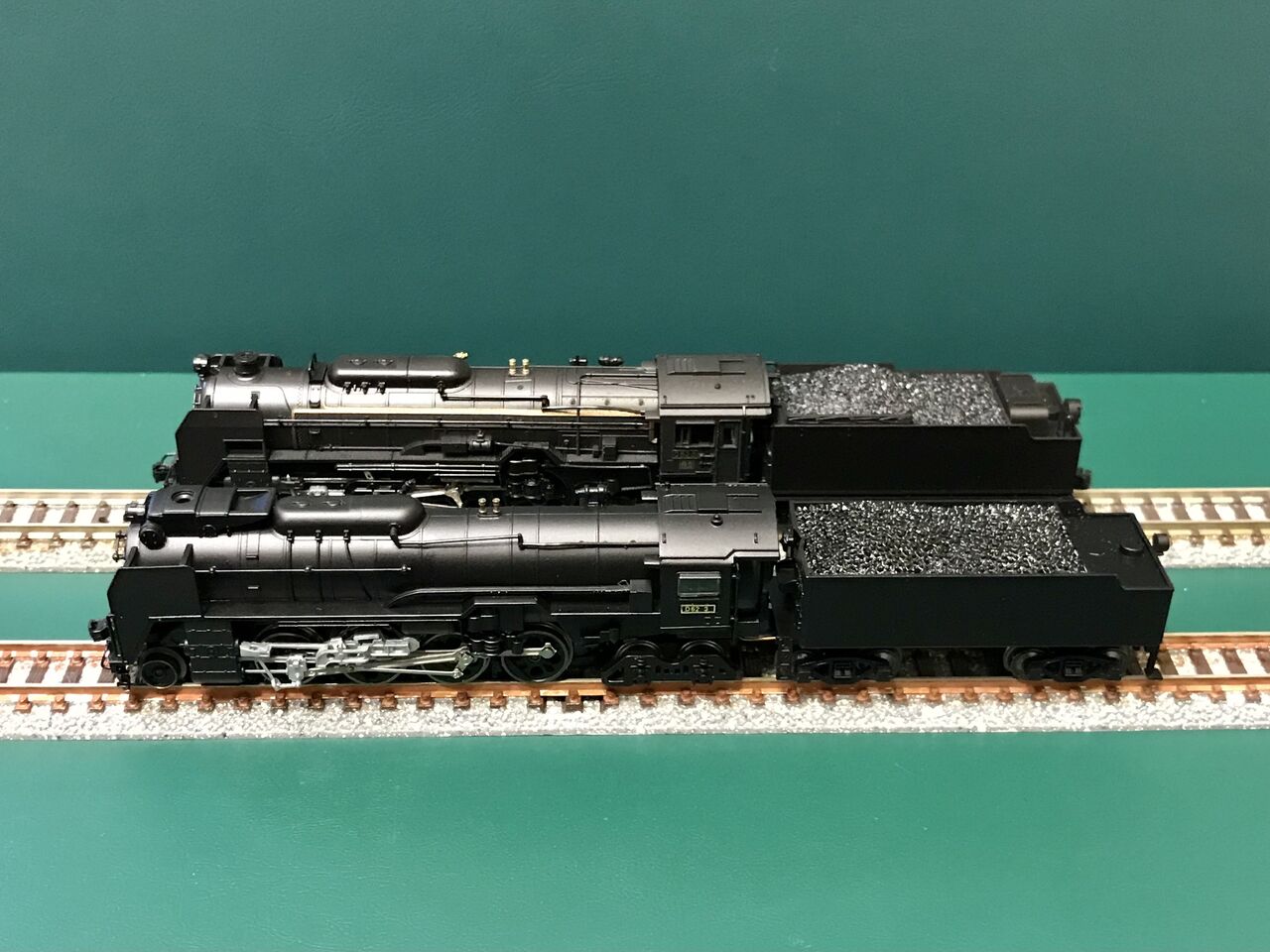 KATO「C62形」とマイクロエース「D62形」を並べてみました