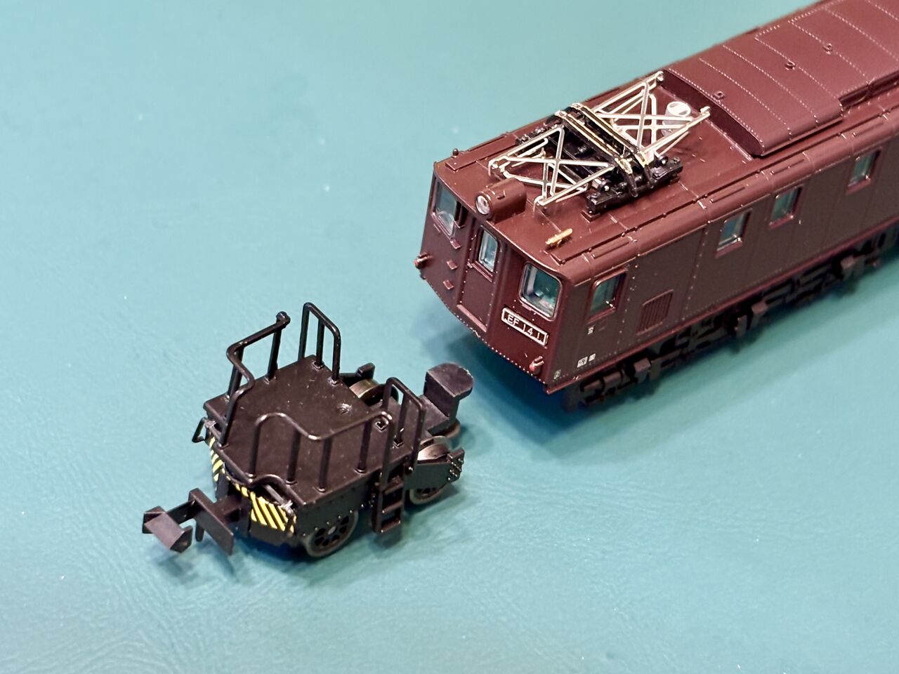 新規入線車両（マイクロエース EF14-1 ゼブラ塗装）。 : エヌゲ道