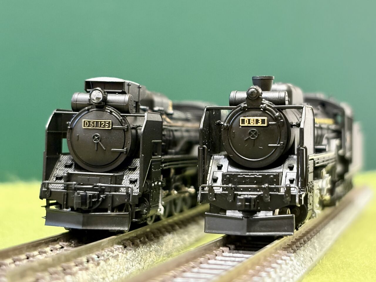 鉄道模型 KATO D61 マイクロエースの「D61形」と KATOの「D51形」を並べてみました