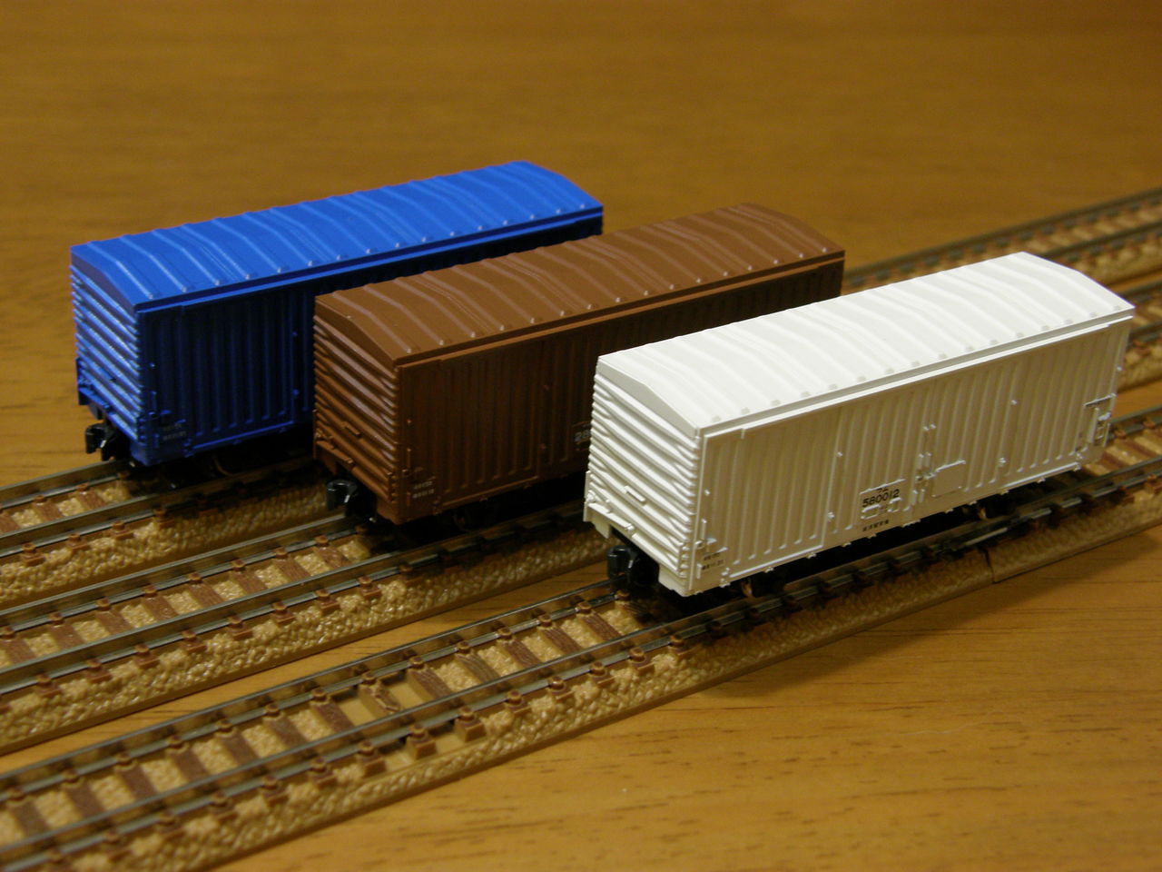 KATO 「ワム80000形 有蓋車」が3色揃いました。 : エヌゲ道