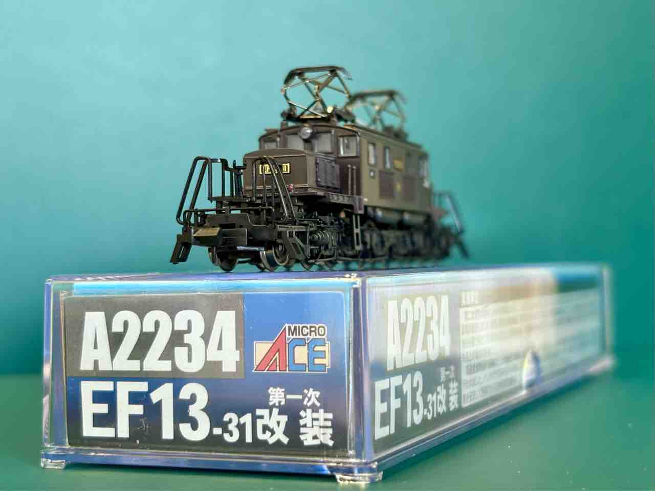 新規入線車両（マイクロエース・EF13-31 第一次改装）・開封編