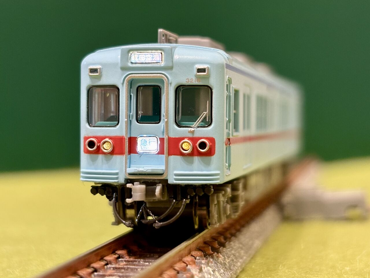 マイクロエースの「京成3200形」と、鉄コレの「西鉄600形」を並べてみ