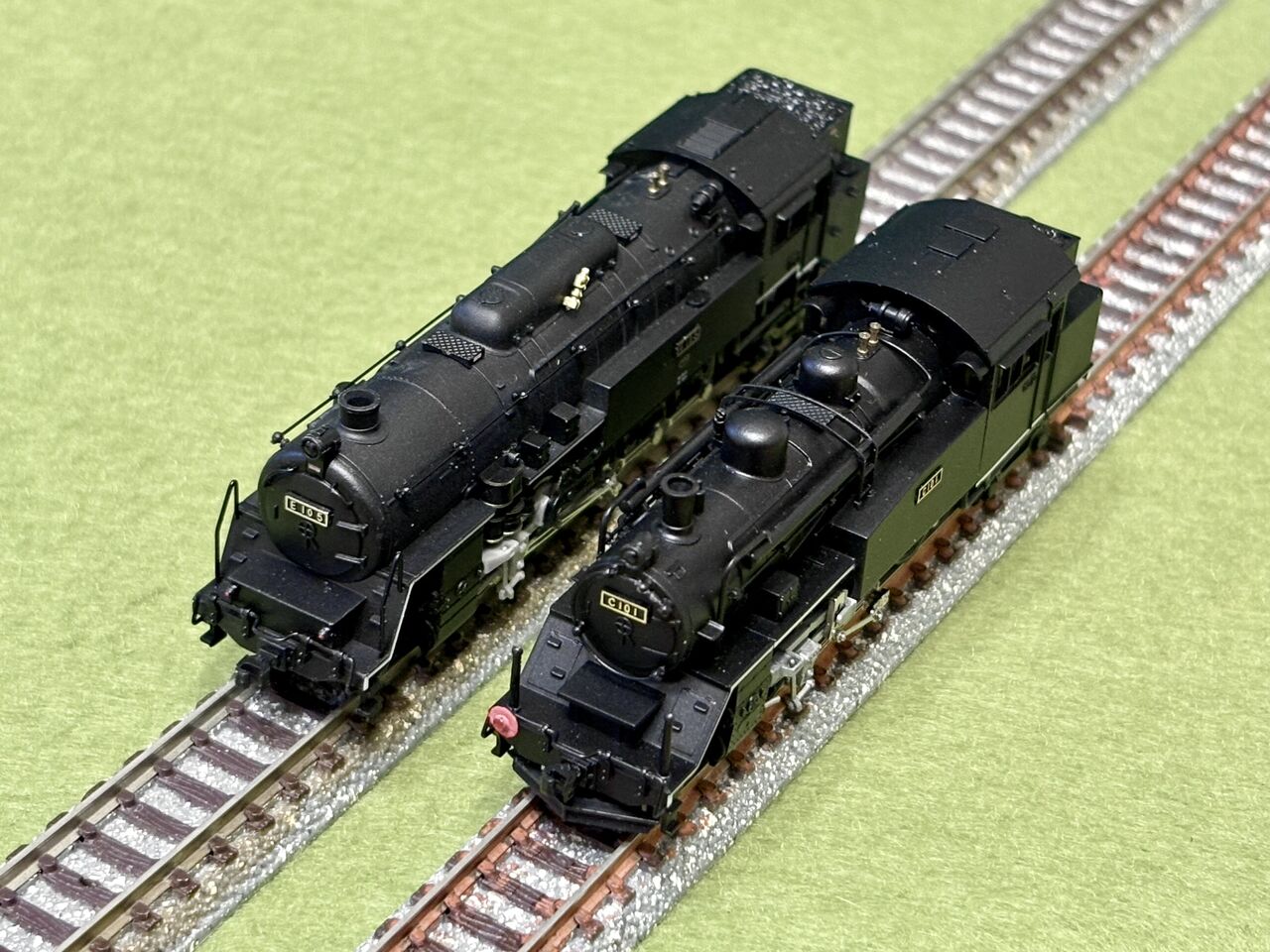 マイクロエースの「C10形」と「E10形」を並べてみました。 : エヌゲ道