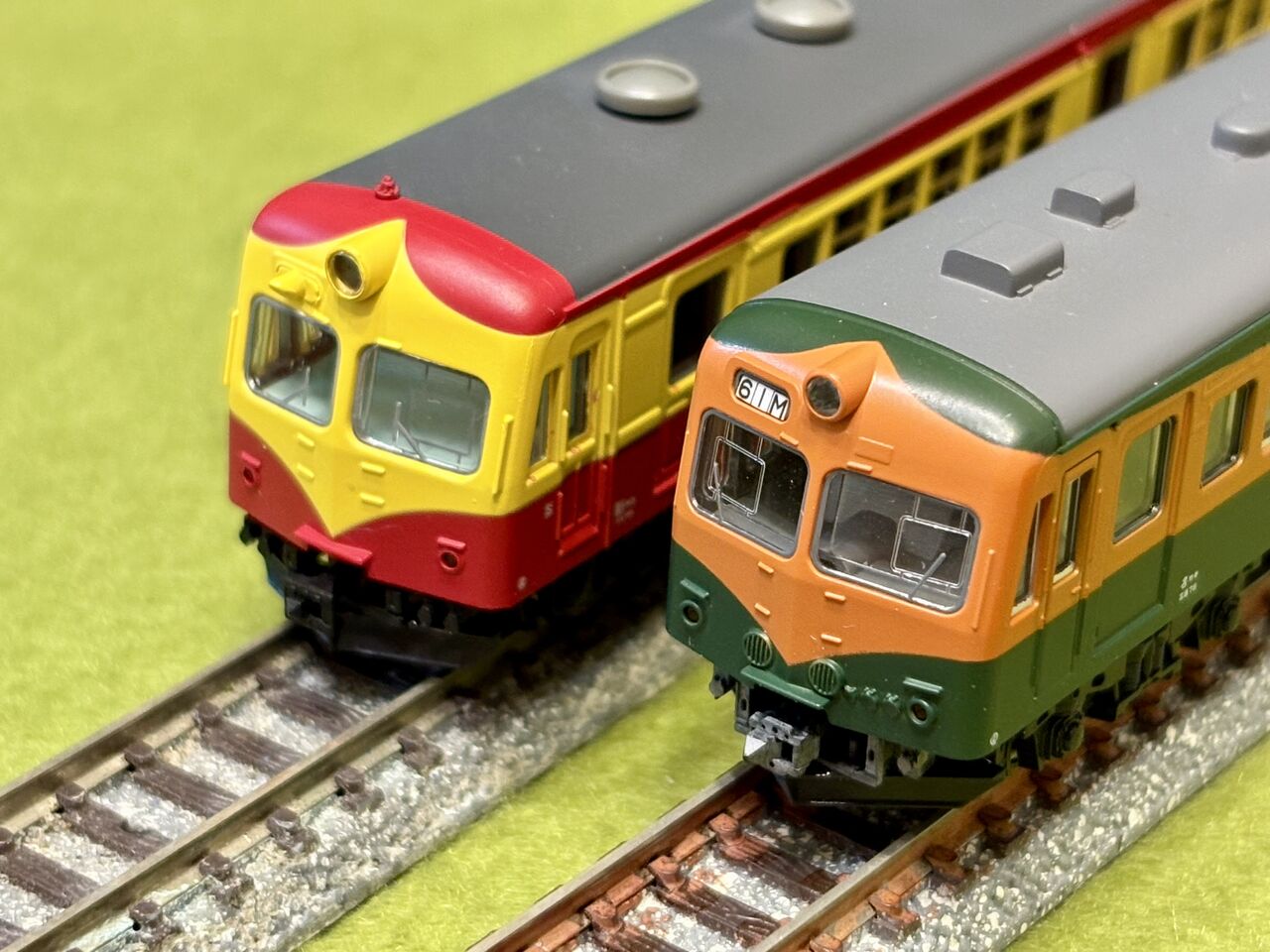 KATO「80系電車」とマイクロエース「70系電車」を並べてみました