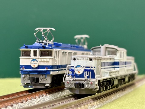 KATOとトミックスの「ユーロライナー機」を並べてみました。 : エヌゲ