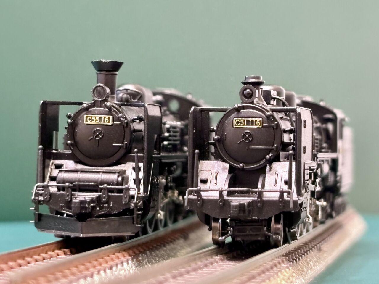 マイクロエースの「C51形」と「C55形」を並べてみました。 : エヌゲ道