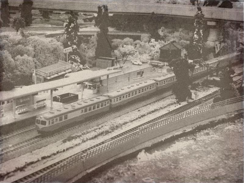 模型の写真を 古写真風に加工して楽しむ エヌゲ道 Since 15 ｎゲージ鉄道模型とフィギュアとか何たら