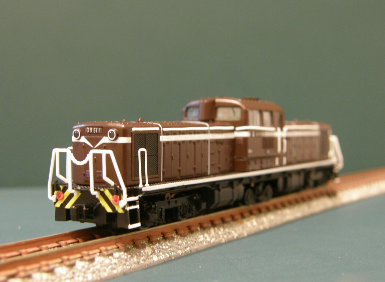トップ マイクロエース 動作確認済 Nゲージ 登場時（DD51形 茶色 DD51-1 鉄道模型