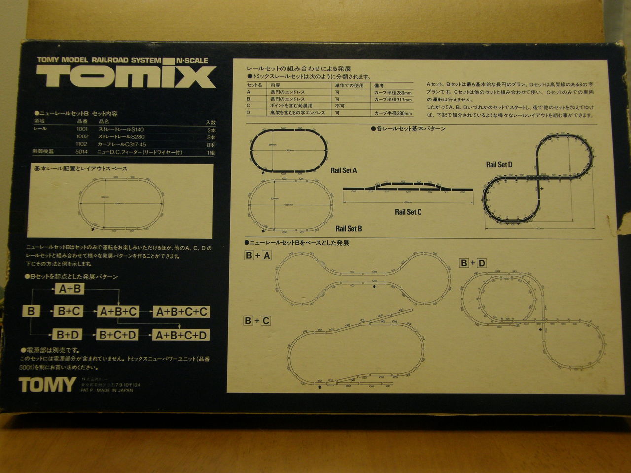 Tomix 鉄道8ニューレールセットＣD