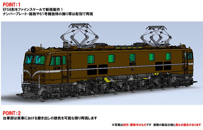 トミックスの「EF58形」の概要が判明！ですね。 : エヌゲ道 since 2015