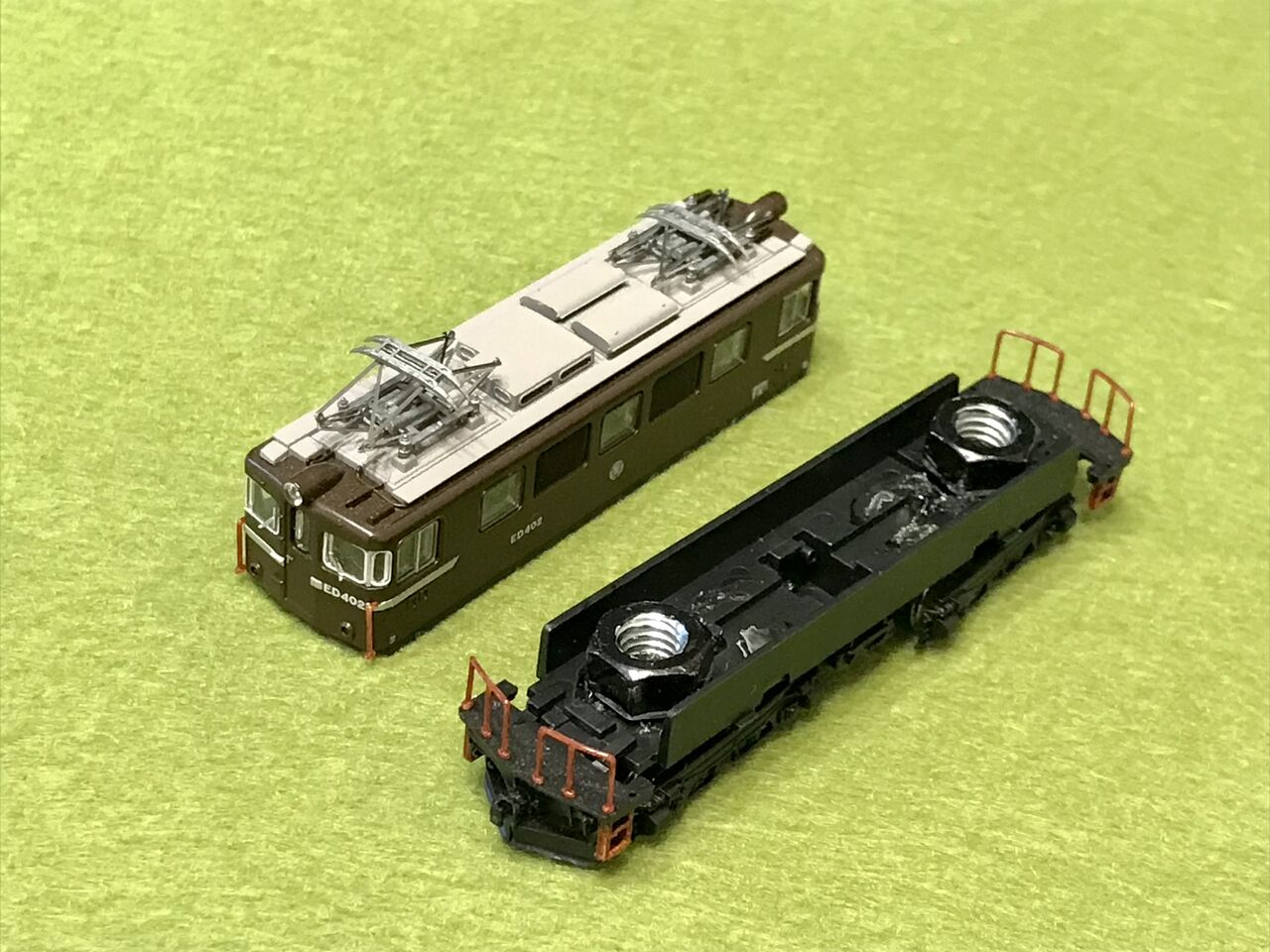 鉄コレ「岳南電車 ED40形」をM車化する（動力ユニット編）。 : エヌゲ