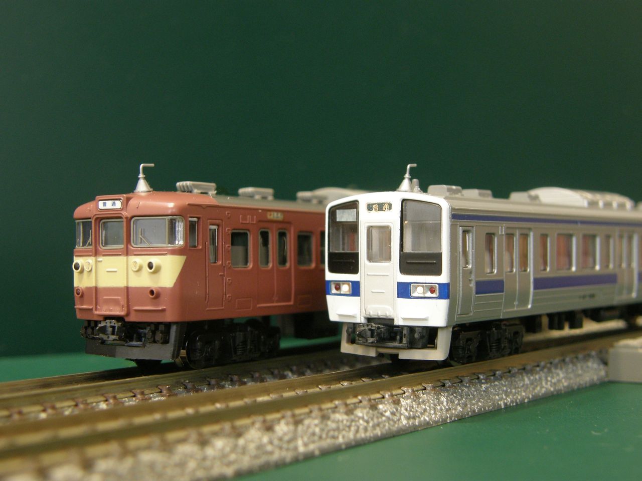 TOMIX 415系1500番台（常磐線グレー床下）モーター交換