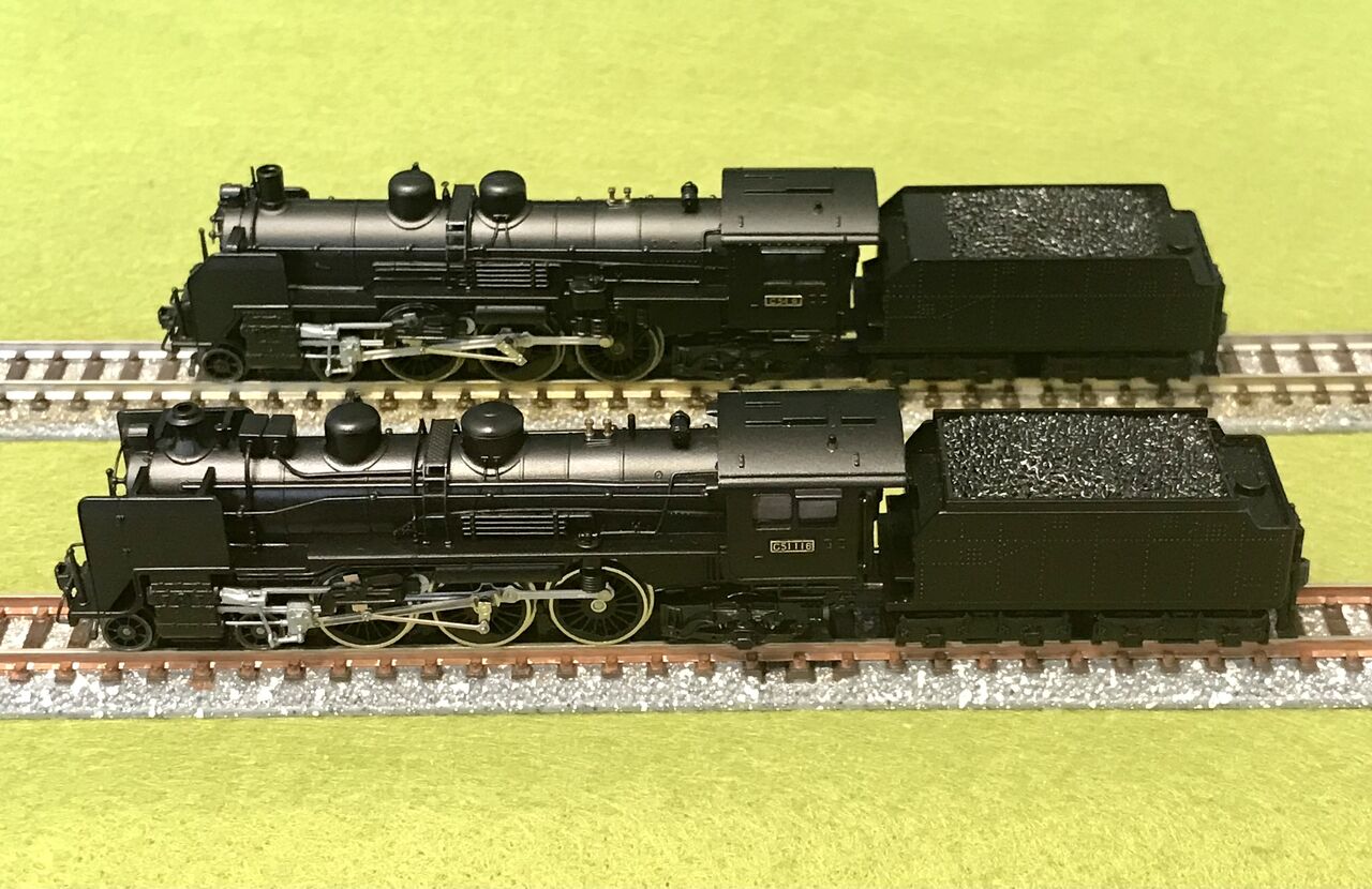 マイクロエースの「C51形」と「C54形」を並べてみました