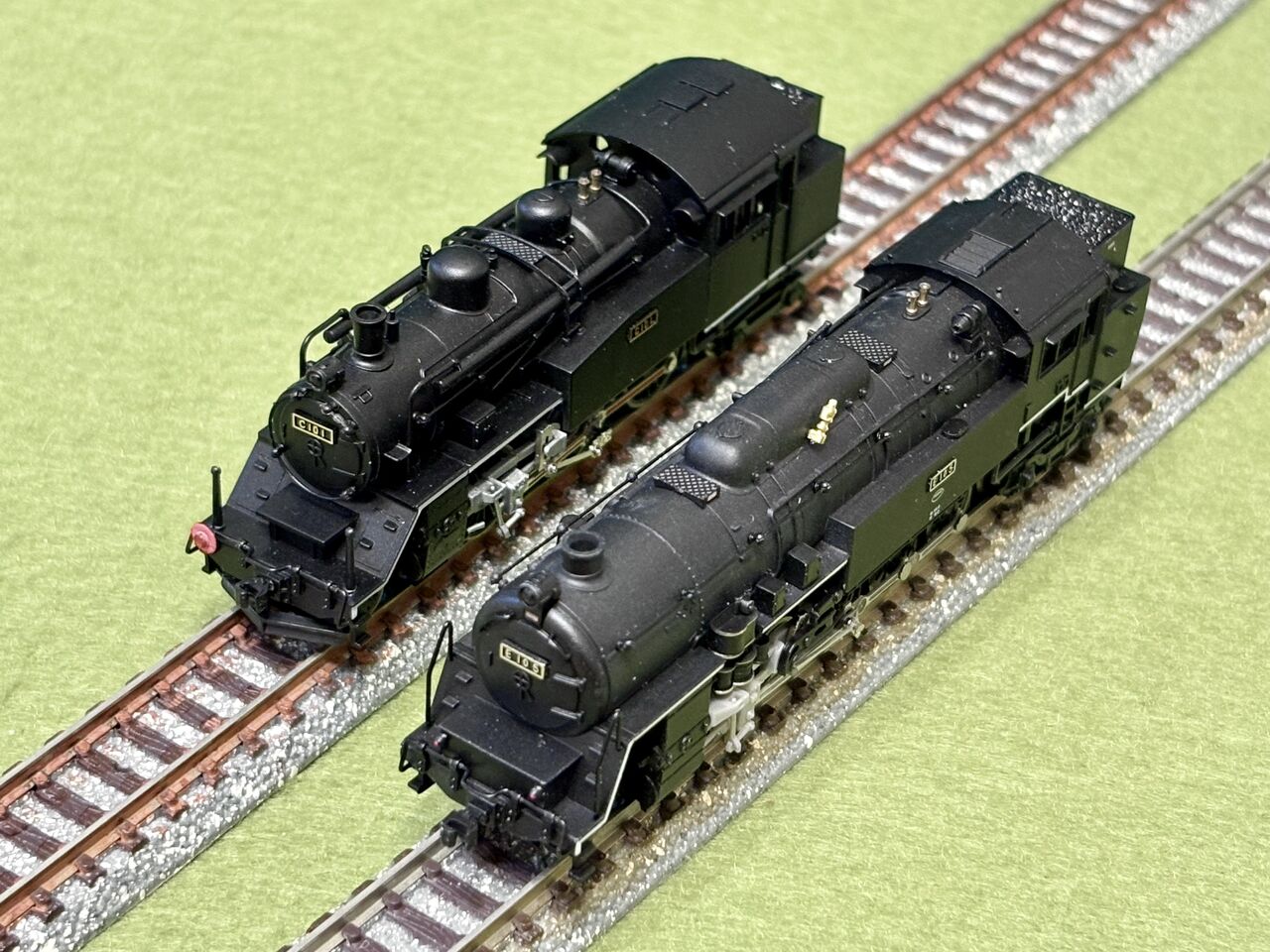 マイクロエースの「C10形」と「E10形」を並べてみました。 : エヌゲ道