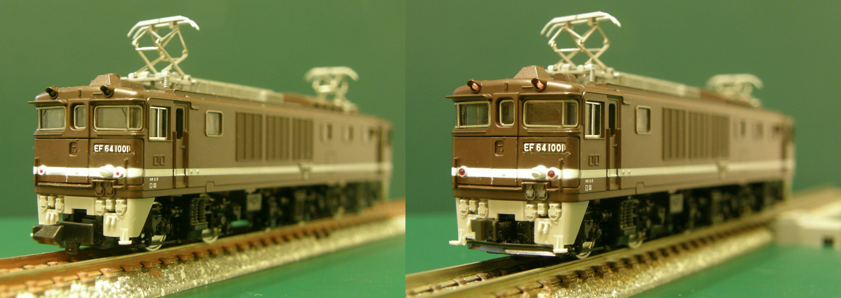 トミックス「EF64-1000・ブラウン」のプチ・ディティールアップ