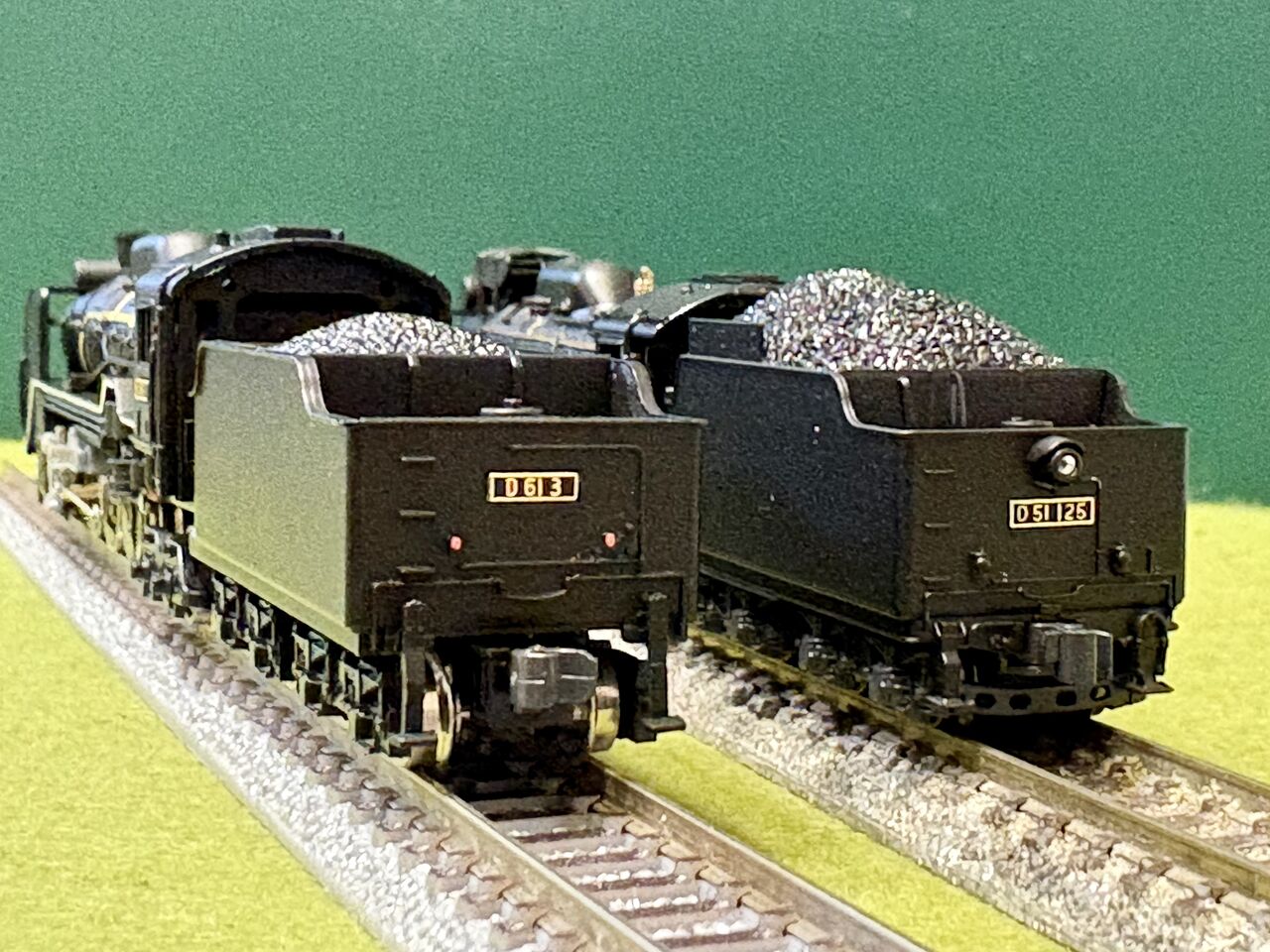 マイクロエースの「D61形」と KATOの「D51形」を並べてみました