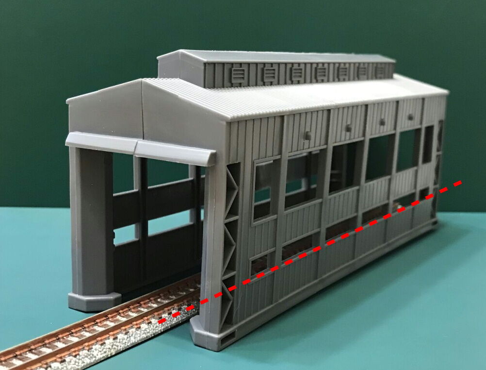 ダイソー・プチ電車「車庫」の低屋根化。 : エヌゲ道 since 2015 ～N