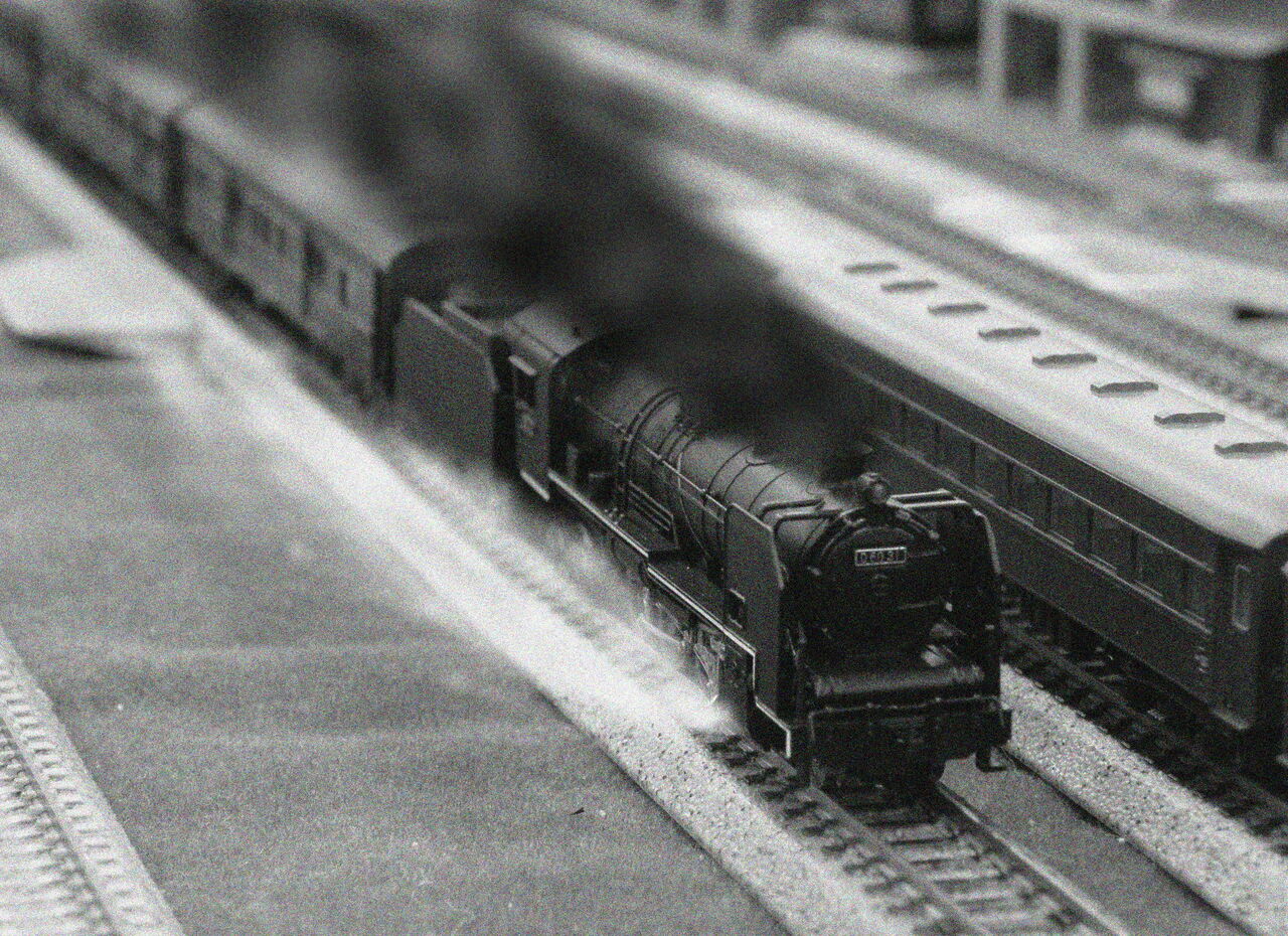 蒸気機関車の模型を、モノクロ写真で見る。 : エヌゲ道 since 2015