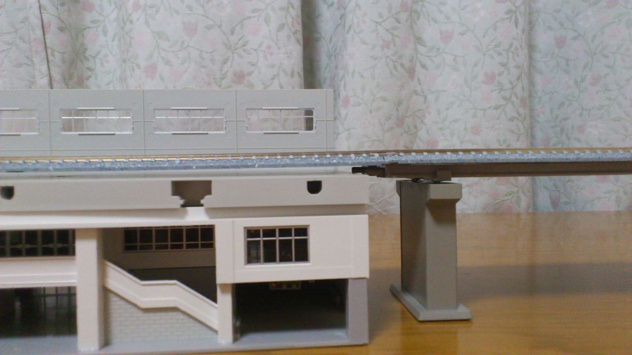 KATO 高架駅セット レイアウト〜KATO 高架駅をTomixレイアウトで活用
