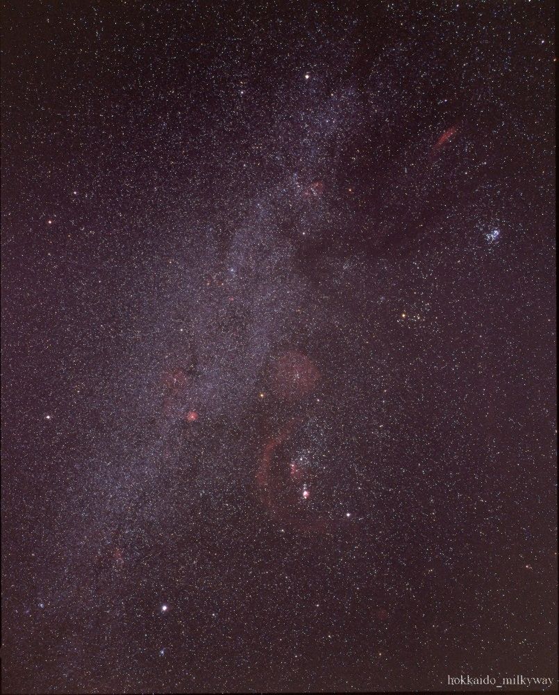 冬の天の川 北海道の星と大地と美味い物