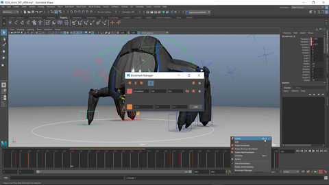 Maya 2020 Animation Bookmarks Screen Shot