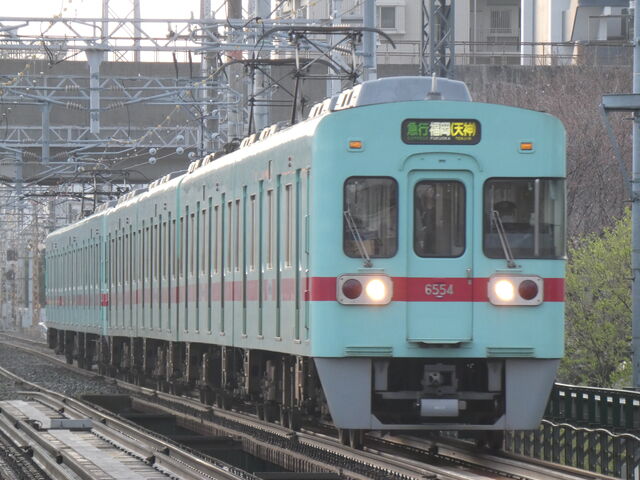 21 3 17 朝ラッシュの西鉄天神大牟田線 こんで路快速の鉄道ブログ