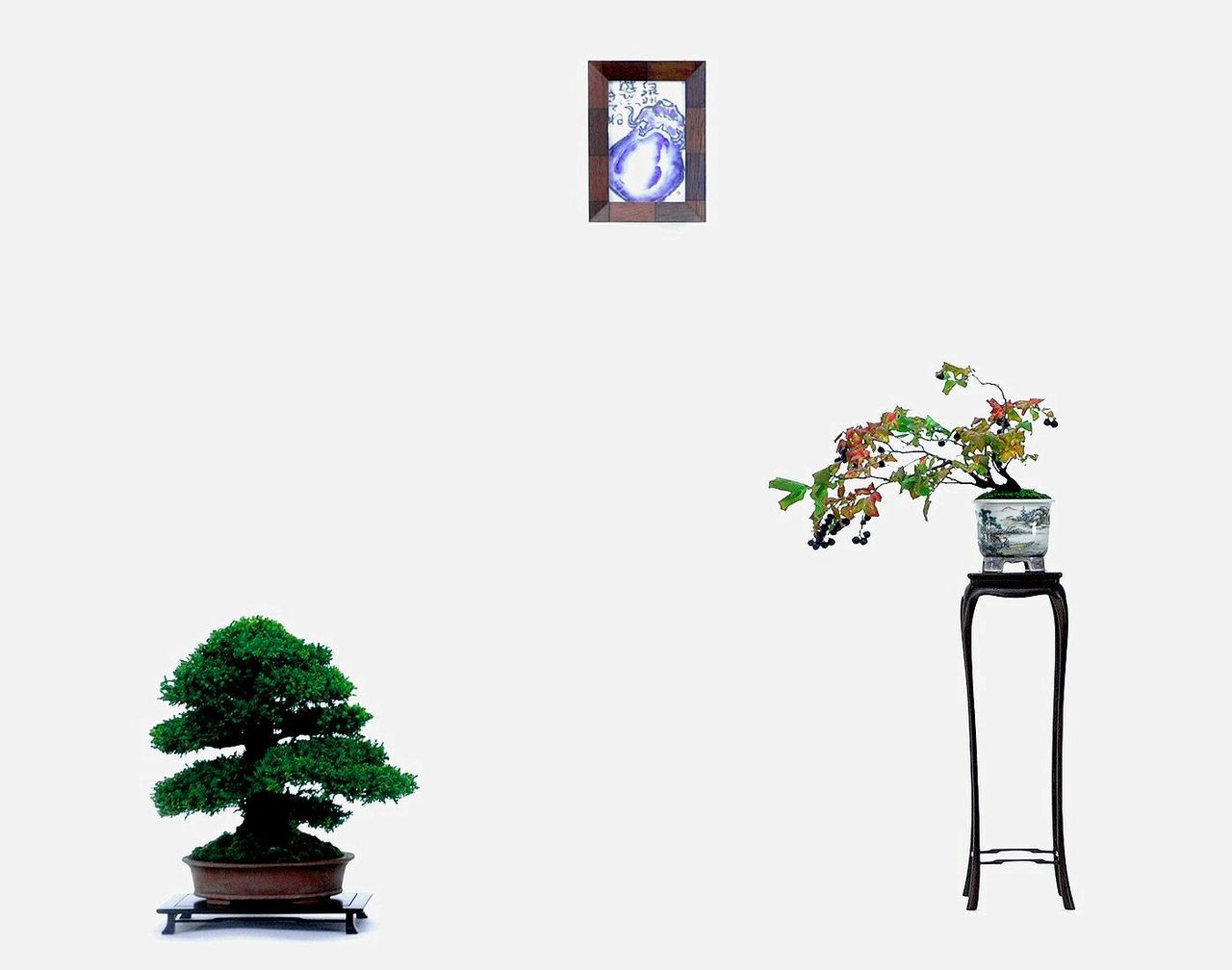 第２５回悠遊盆栽展での絵手紙と盆栽コラボ席その２ レノ 盆栽 Reno Bonsai