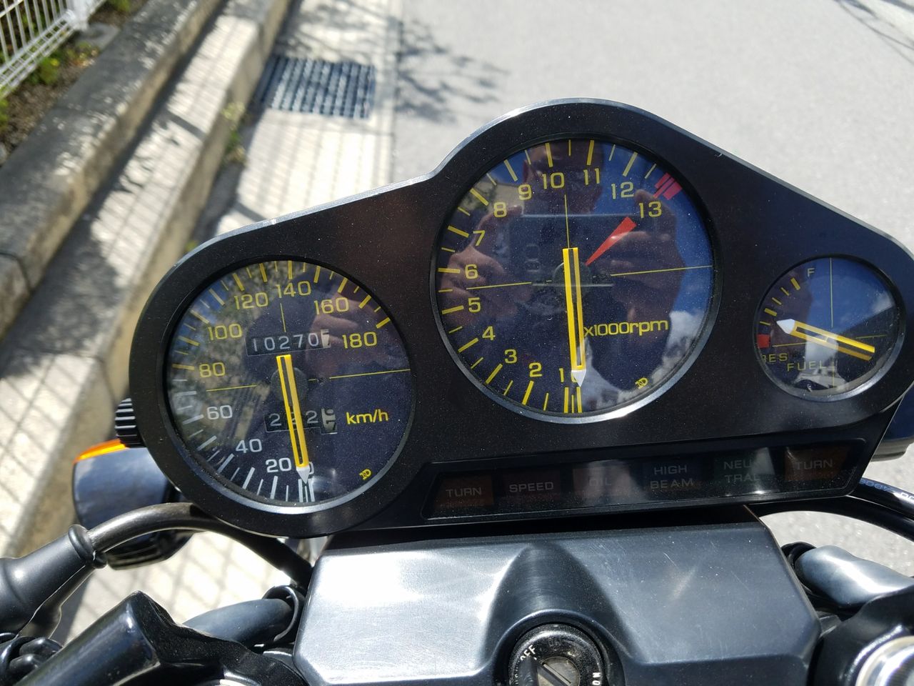 CBR400F メーター CBR400F 純正1型メーターステー メーターブラケット