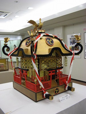 我が町の手作り御輿展 指の水温計 我が町の手作り御輿展 指の水温計