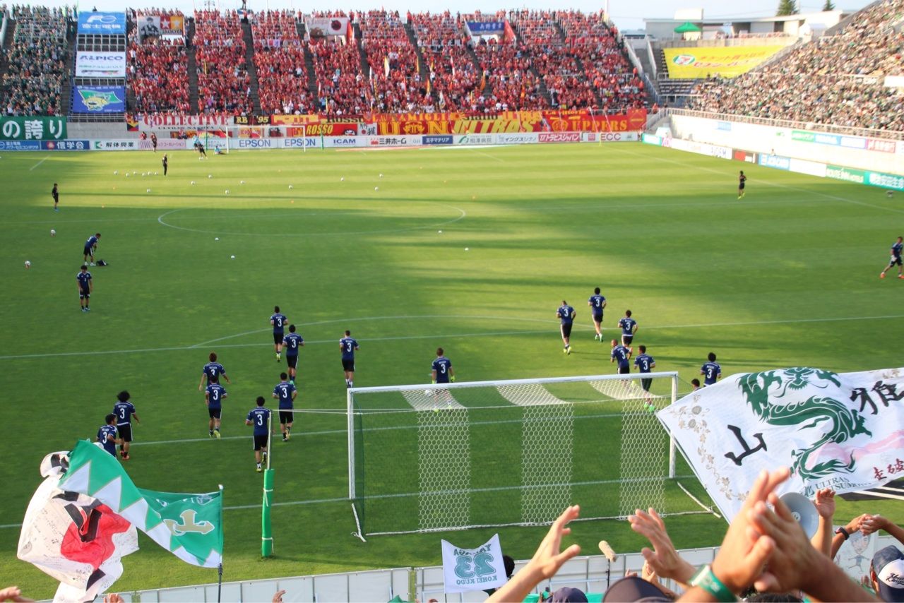 松本山雅fc Vs 名古屋グランパス 15 8 16 ホーク ネジ夫 の挑戦