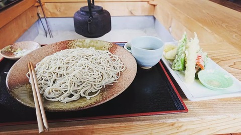 天ぷらと蕎麦