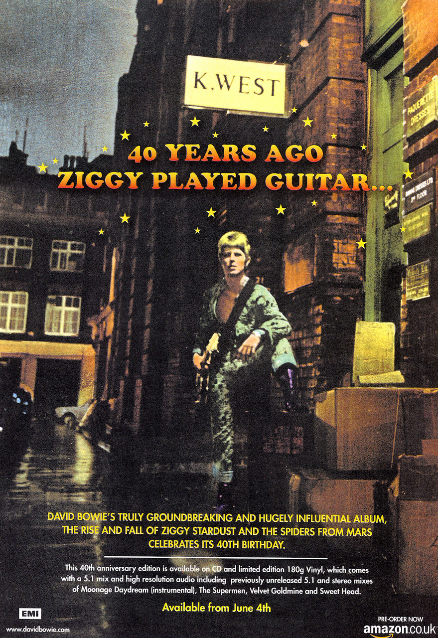 激レア】David Bowie ZIGGY STARDUST 【国内初回盤】①