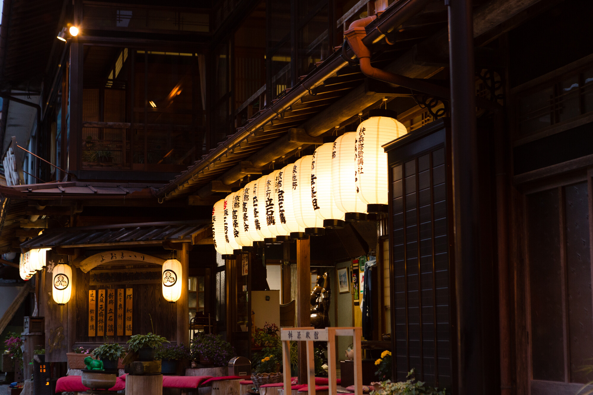 洞川でほたる観察