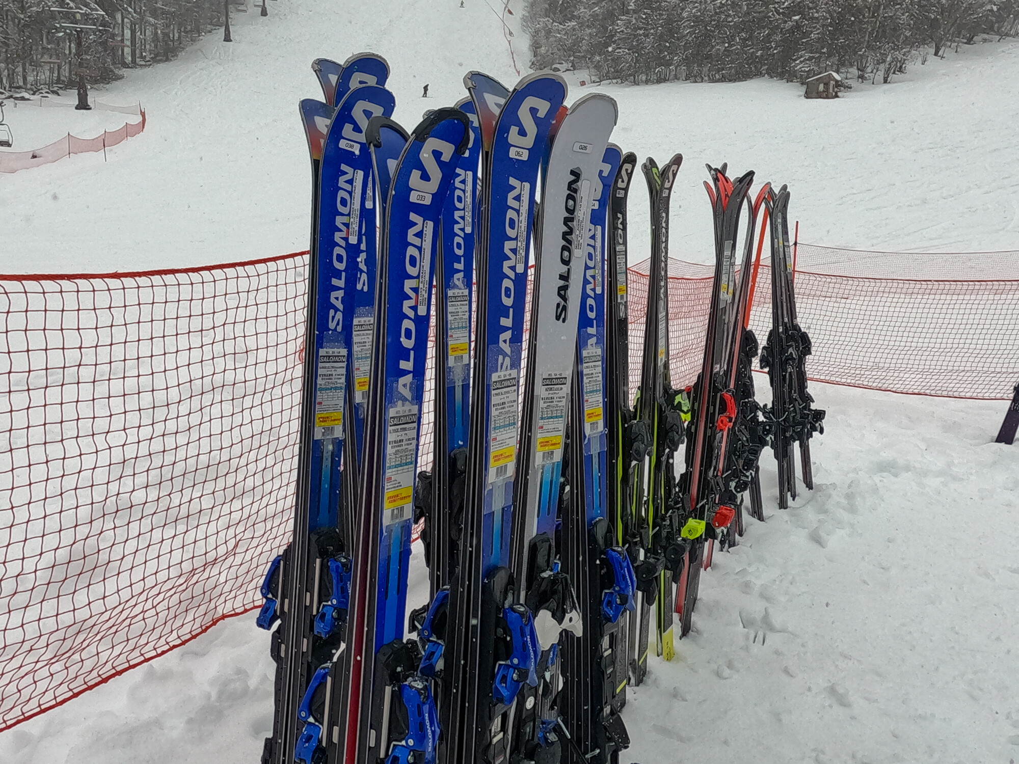 しらかば 2 in 1 スキー場で2023/24モデルの試乗会