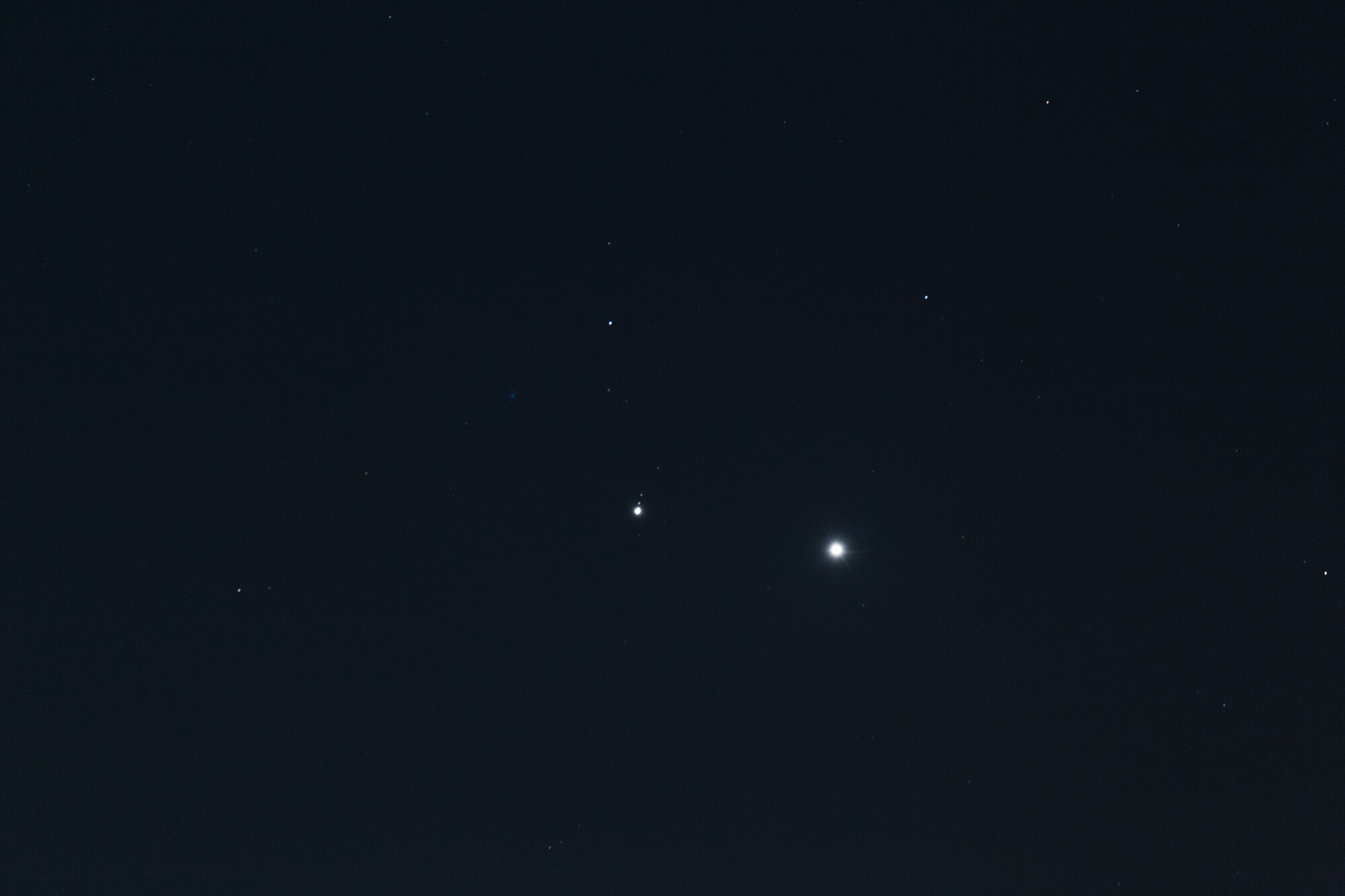 金星と木星