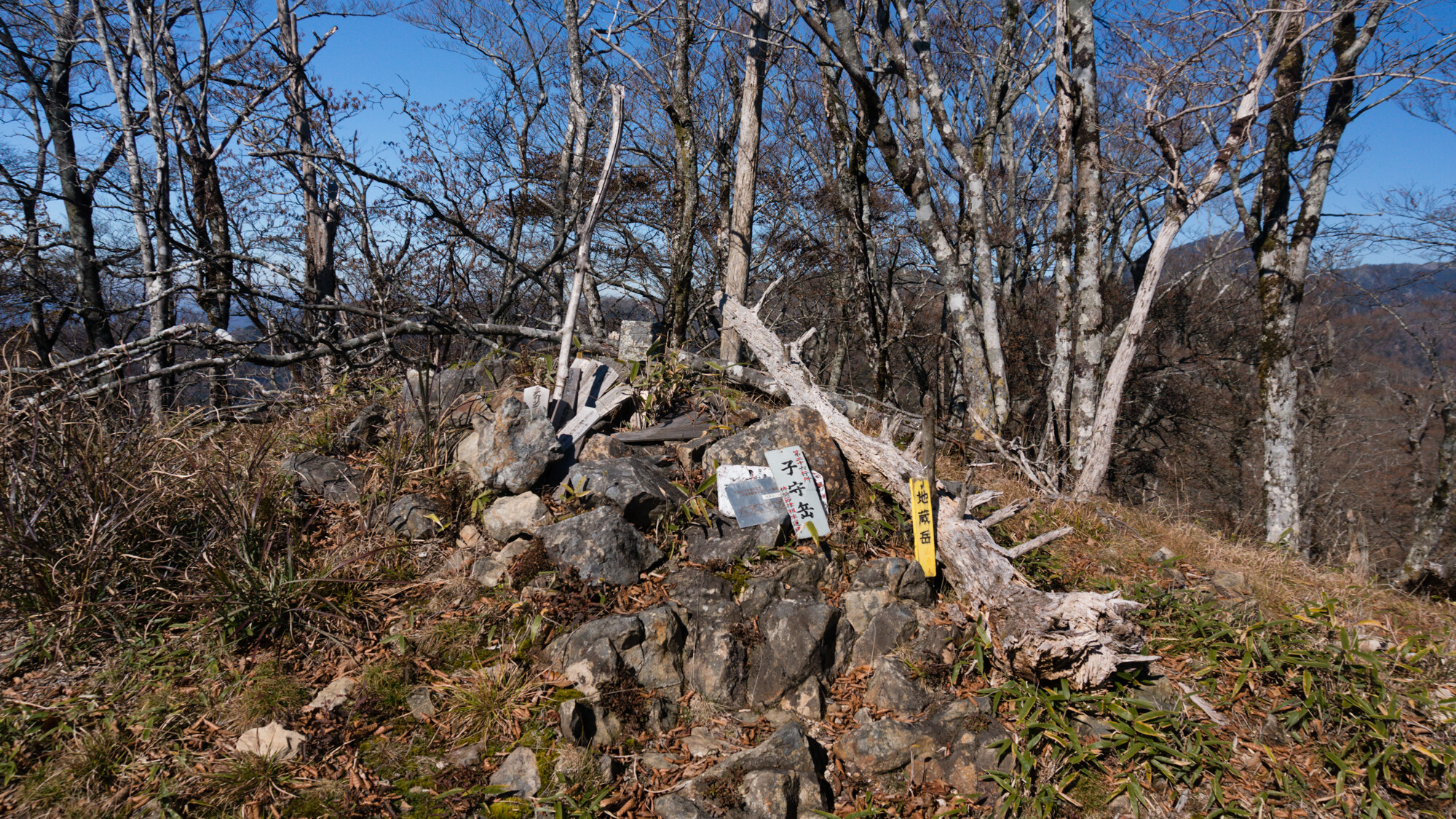 持経の宿から地蔵岳（子守岳）登山【大峯奥駈道】