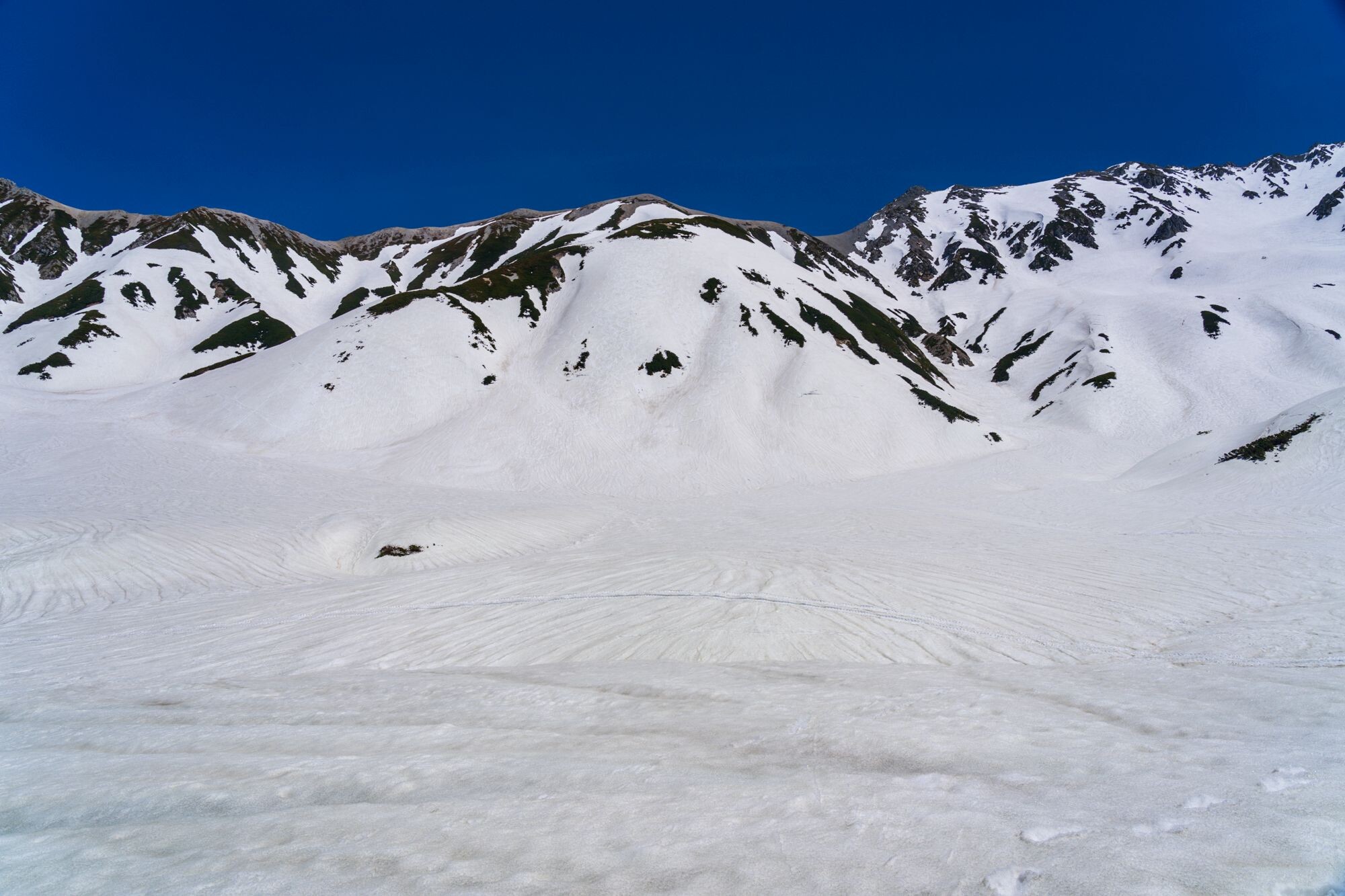 残雪の立山 雷鳥沢キャンプ場でのんびり【1日目】