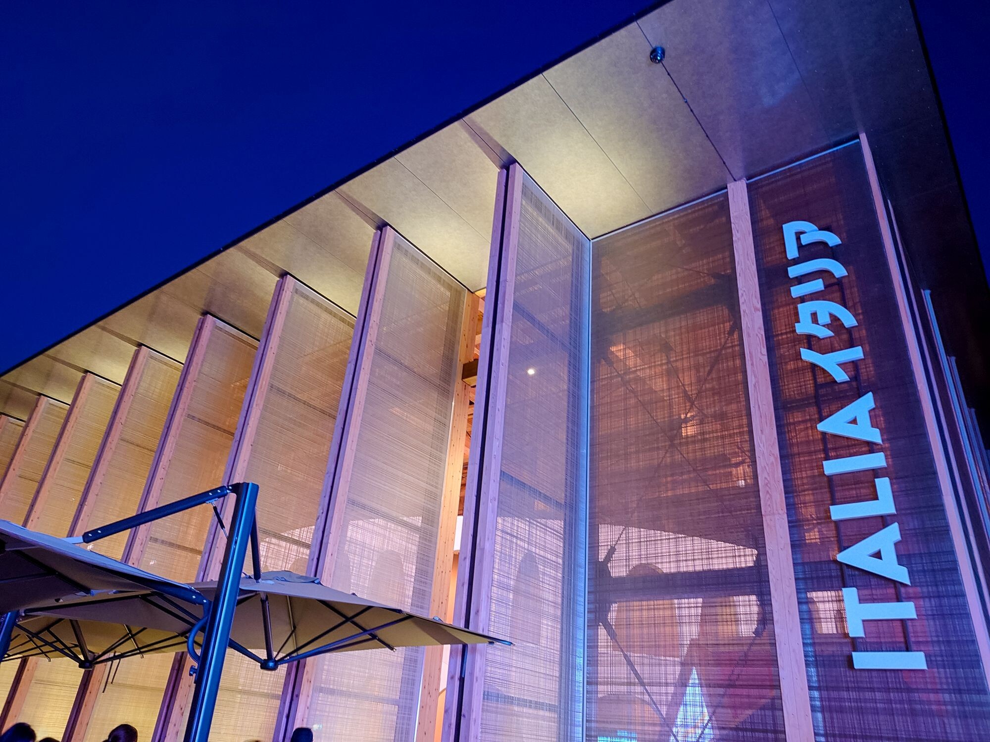 イタリアパビリオンのために万博へ