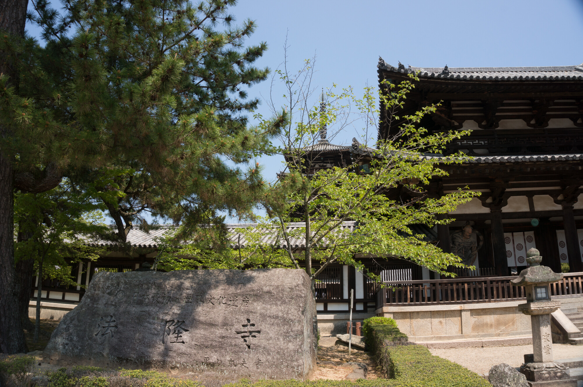 アクションカムを持って法隆寺へ