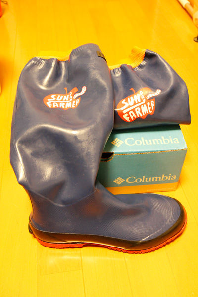 折りたためる長靴？