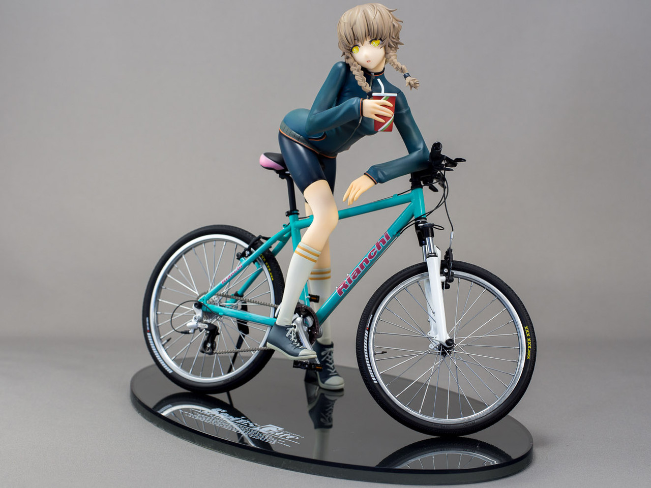 自転車につける音がなる