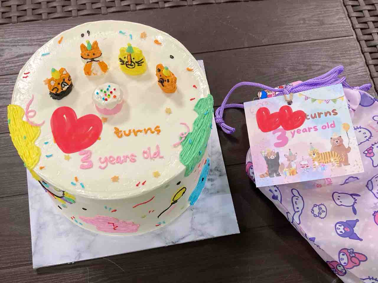 ジャカルタで迎えた3歳のお誕生日 : nici de marie~ジャカルタ３人暮らし主婦生活~