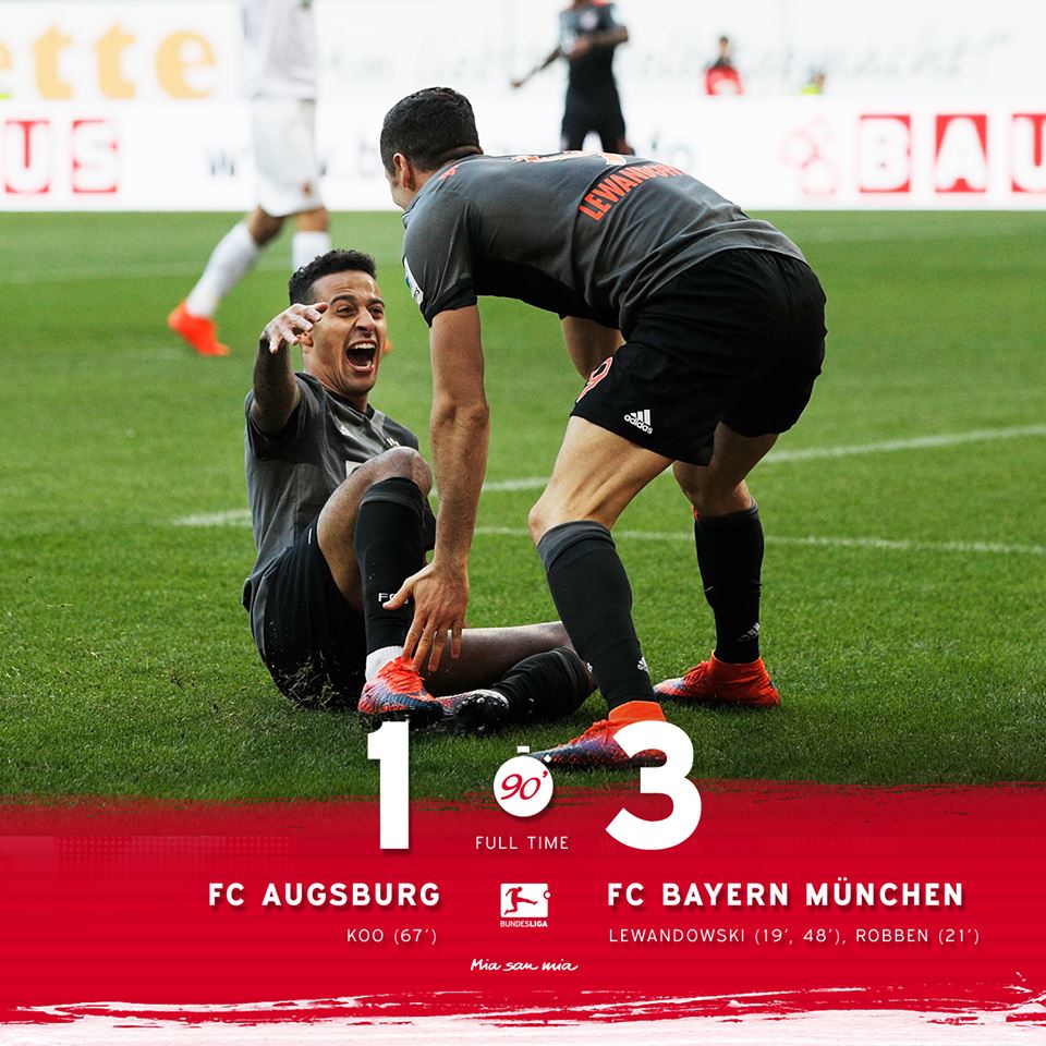 第9節 Fcアウクスブルク ｖｓ バイエルン ミュンヘン 16 10 29 15 30ko ゴールポストはおともだち