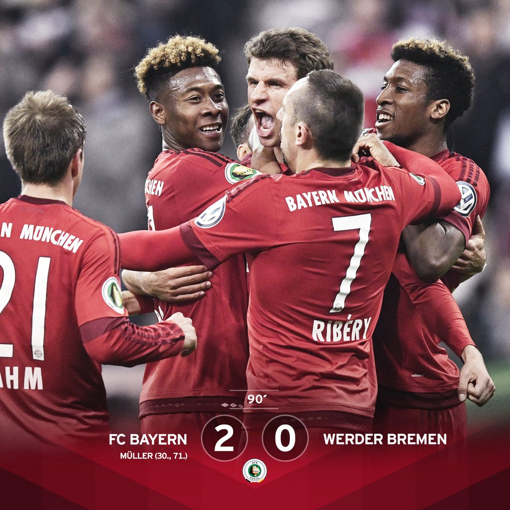 DFBポカール準決勝 バイエルン・ミュンヘン vs ヴェルダー