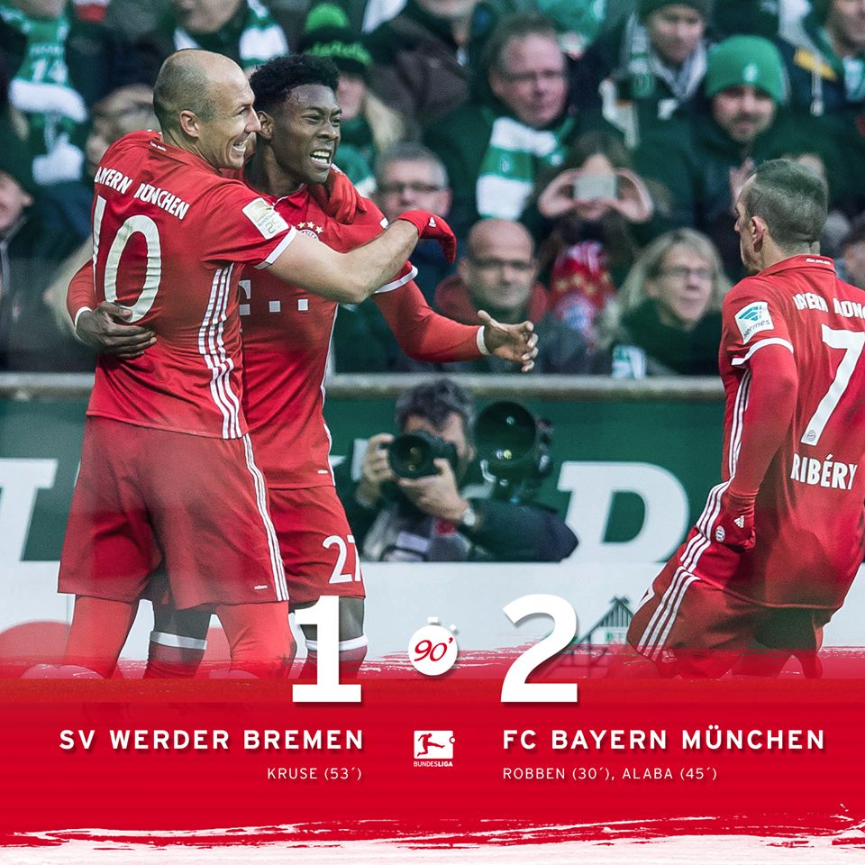 第18節 ヴェルダー ブレーメン ｖｓ バイエルン ミュンヘン 17 1 28 15 30ko ゴールポストはおともだち